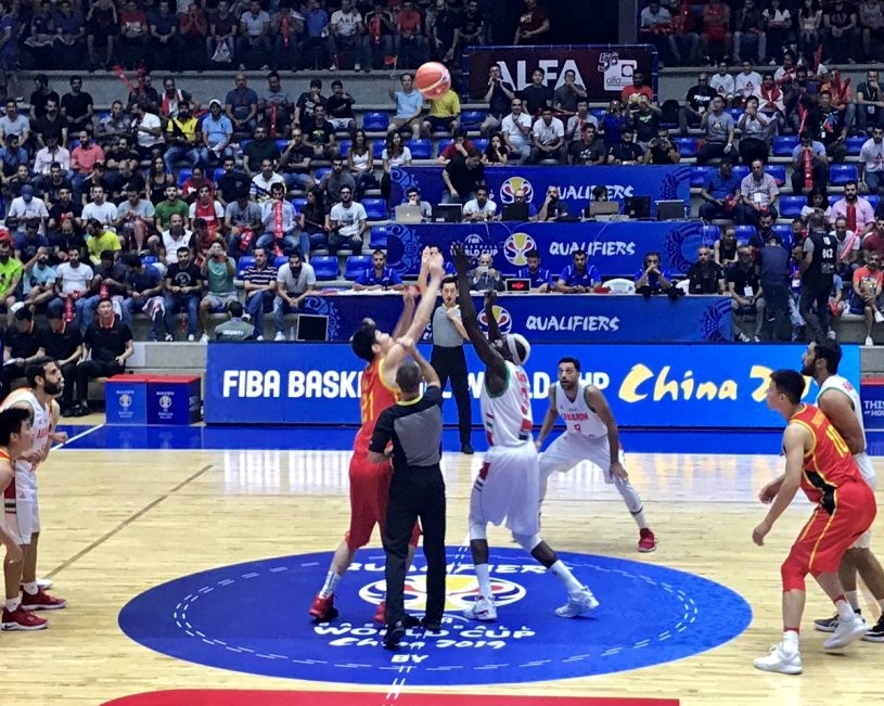 فوزاً تاريخاً لمنتخب لبنان على الصين في كرة السلة