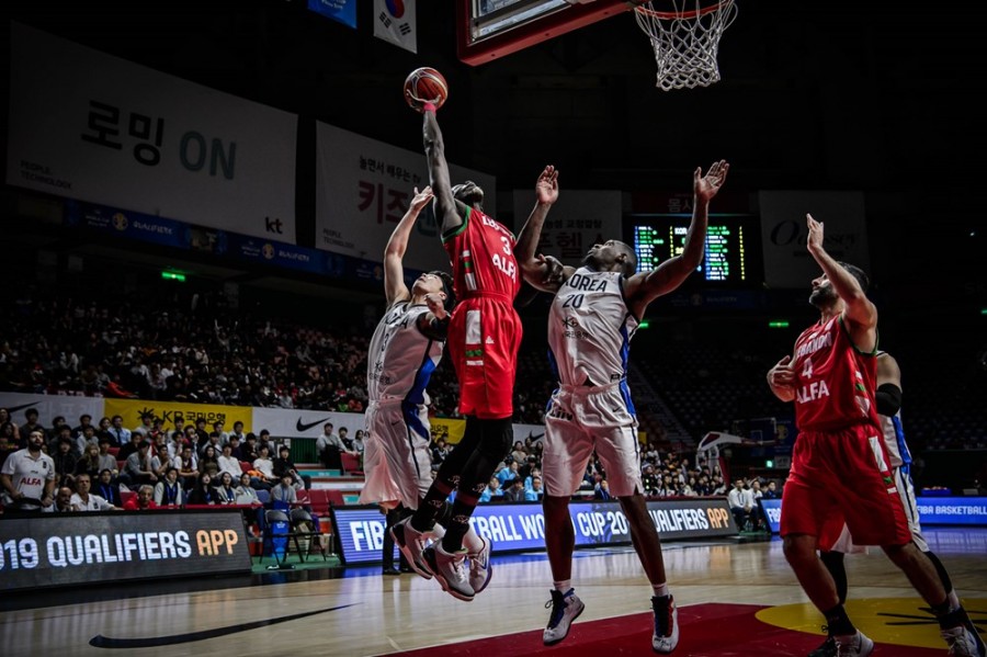 المنتخب اللبناني يسقط أمام كوريا الجنوبية في كرة السلة